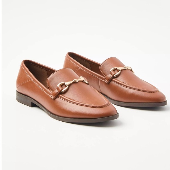 LOFT Shoes - LOFT brown Horsebit Loafers size 9. New without box